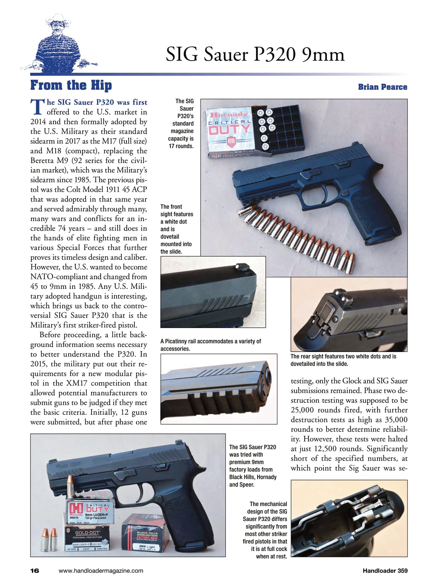 Handloader The Ammunition Reloading Journal - December 2025: John Wootter’s 25-222 Copperhead, 9mm Snake Shot, 32 Winchester Special, The Legacy Of The 300 H&H Magnum, Evolution Of Propellants & More!