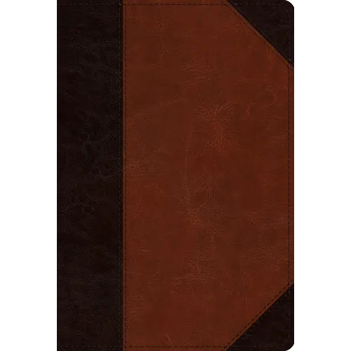 ESV Men's Study Bible (Trutone, Brown/Cordovan, Portfolio Design)