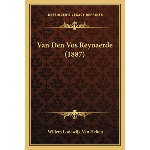 Van Den Vos Reynaerde (1887)