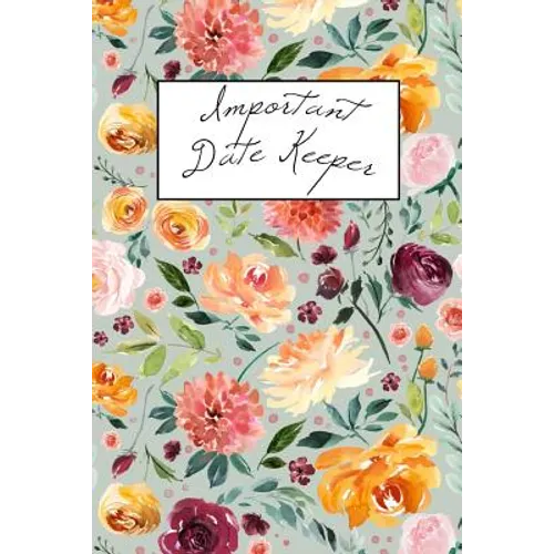 Important Date Keeper: Watercolor Floral