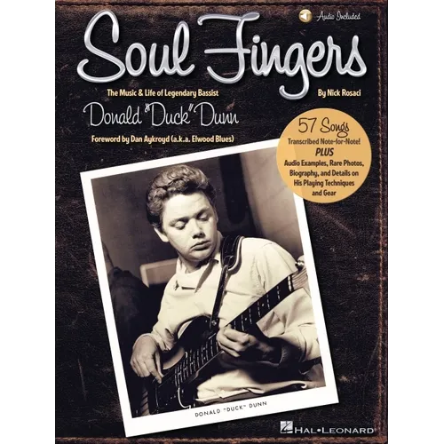 Soul Fingers - The Music & Life of Legendary Bassist Donald Duck Dunn Book/Online Audio