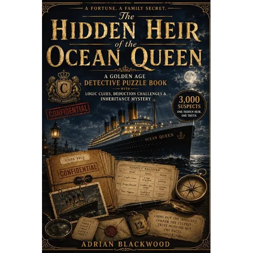 The Hidden Heir of the Ocean Queen: A 1930s Cruise Ship Detective Puzzle Book Featuring Logic Clues, Deduction Challenges & an Inheritance Mystery