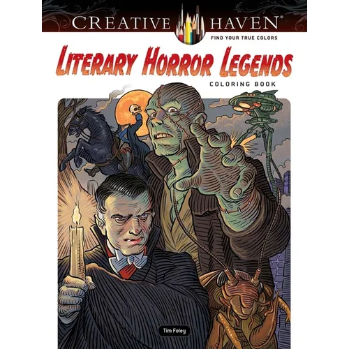 Creative Haven Literary Horror Legends Coloring Book