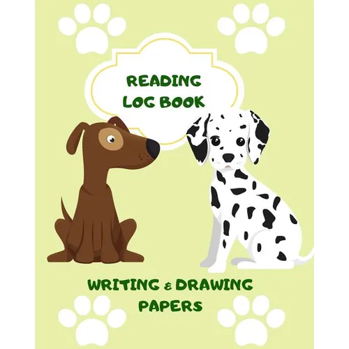 Reading Log Book Writing & Drawing Papers: Read Record Activity for Kids
