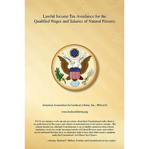 Lawful Income Tax Avoidance for the Qualified Wages and Salaries of Natural Persons