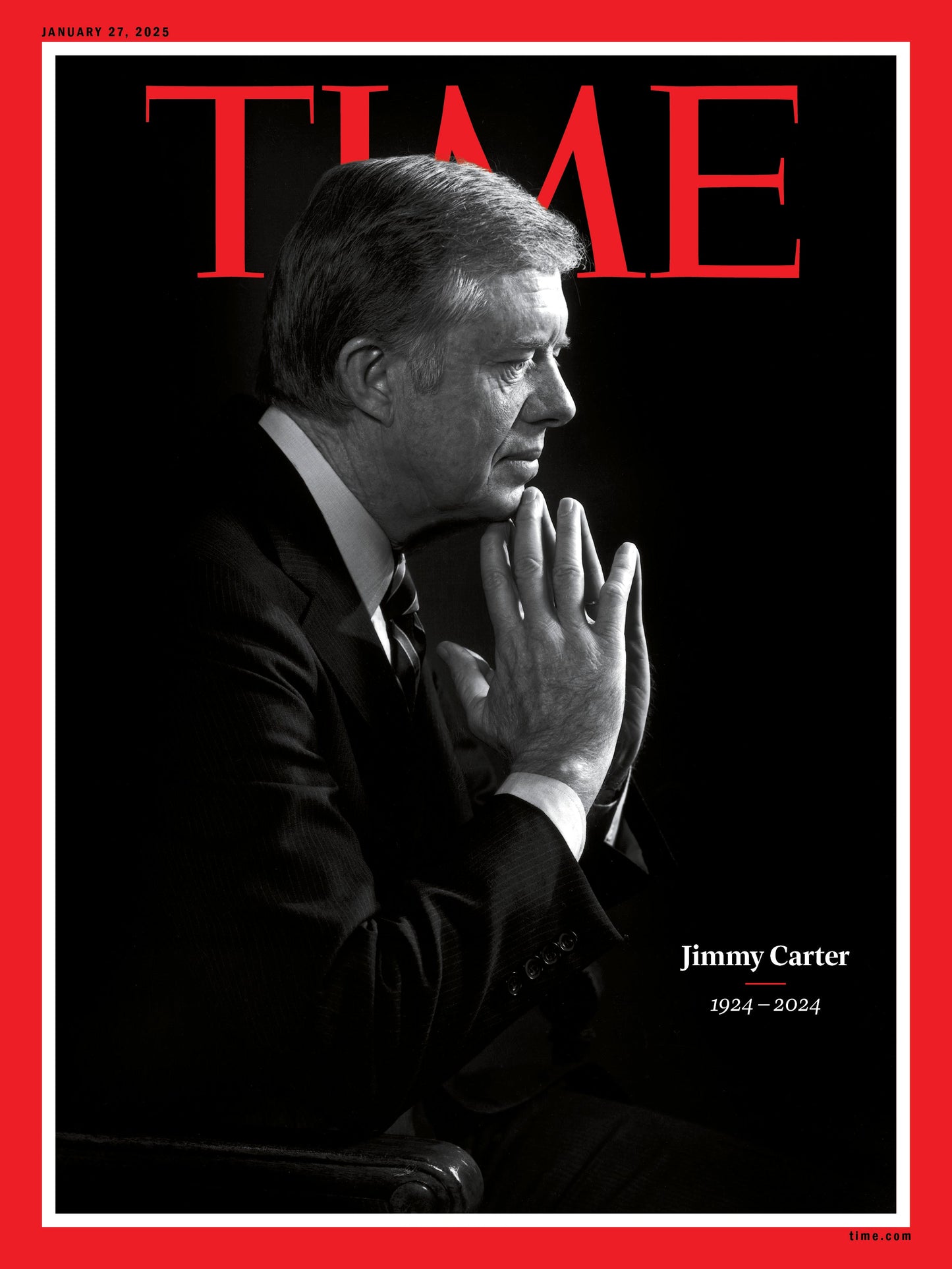 TIME Magazine - 01.27.25 Edition: Jimmy Carter (1924 - 2024), A Dedication To His Life, US Presidency & More!