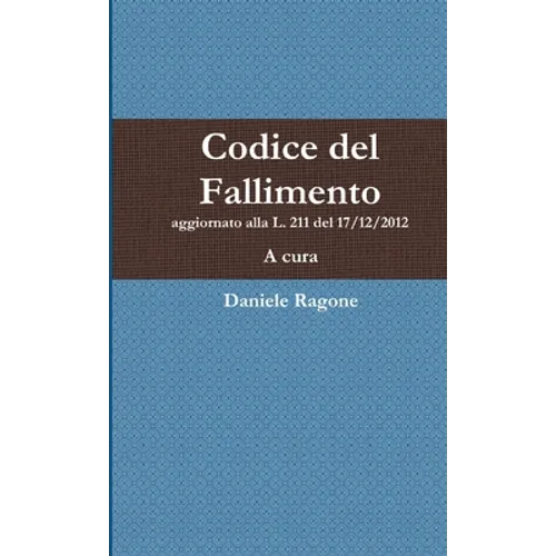 Codice del Fallimento 2013