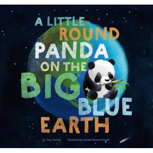 A Little Round Panda on the Big Blue Earth