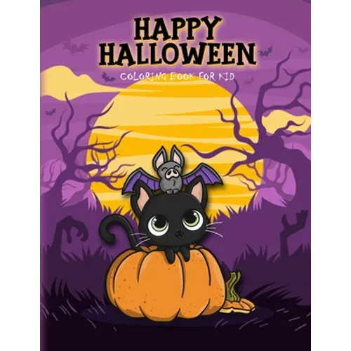 Happy Halloween: coloring book for kid
