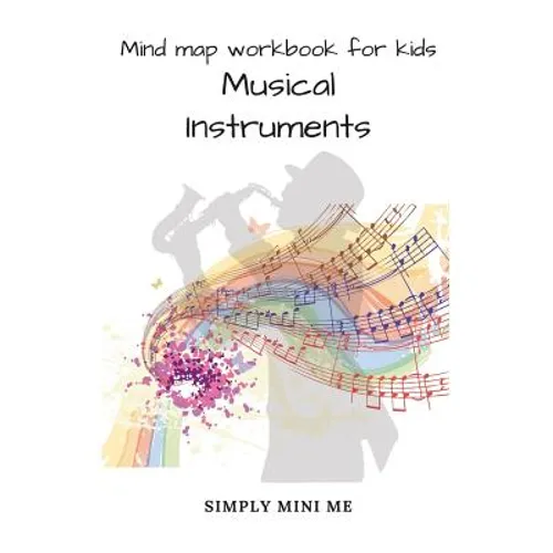 Mind map workbook for kids - Musical Instruments