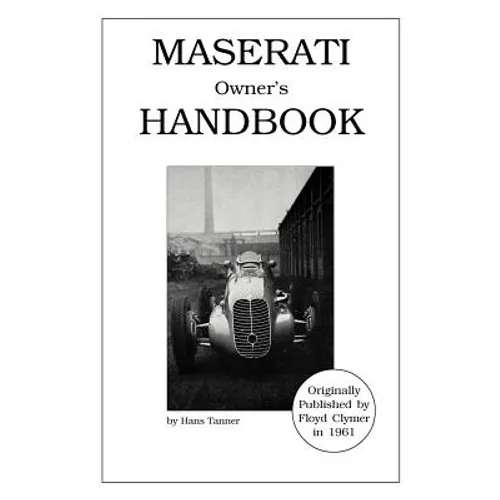 Maserati Owner's Handbook
