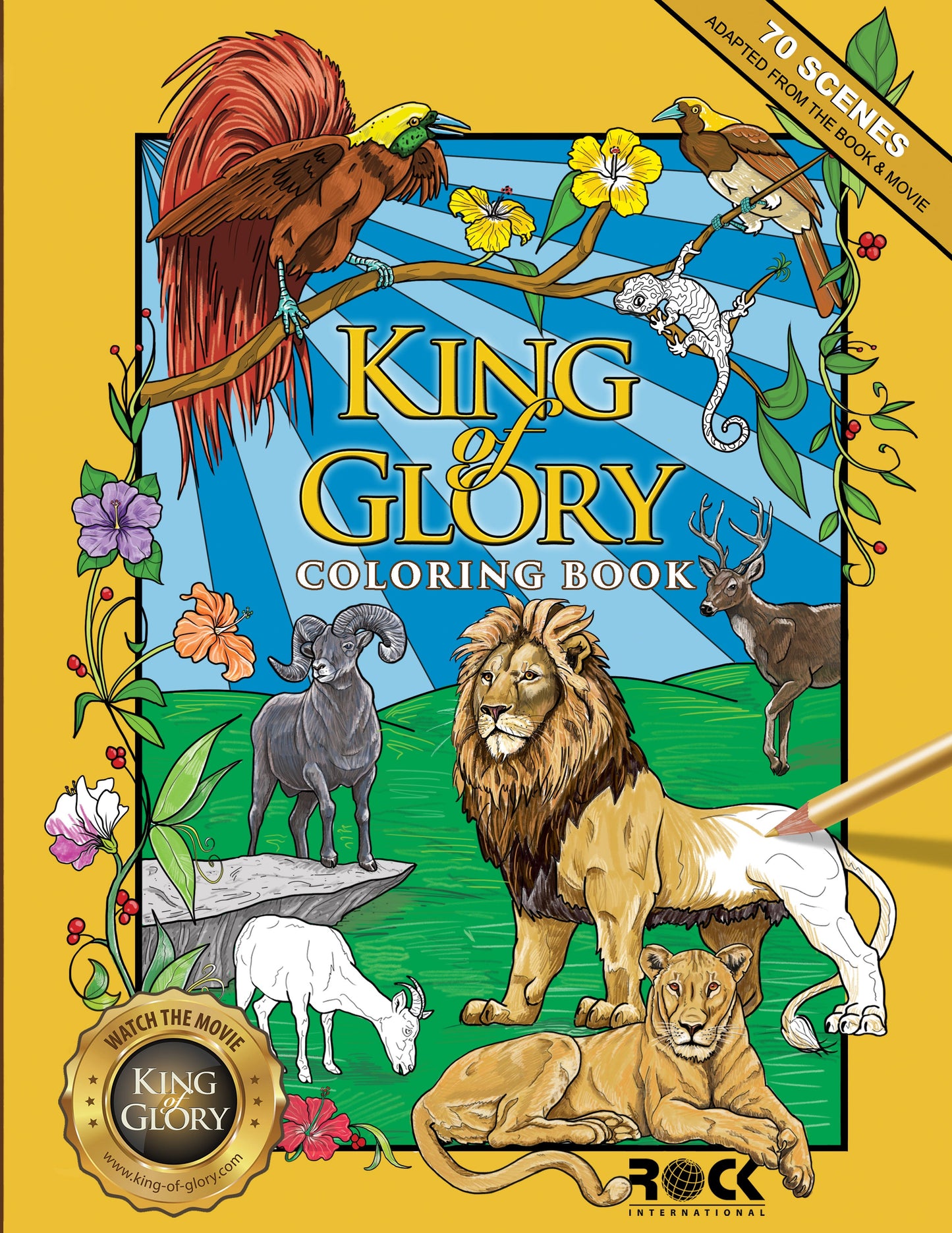 King of Glory Coloring Book: 70 Scenes Adapted from the Book & Movie Book