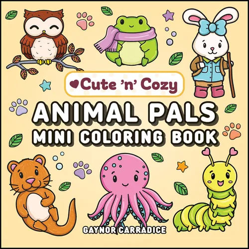 Animal Pals Mini Coloring Book