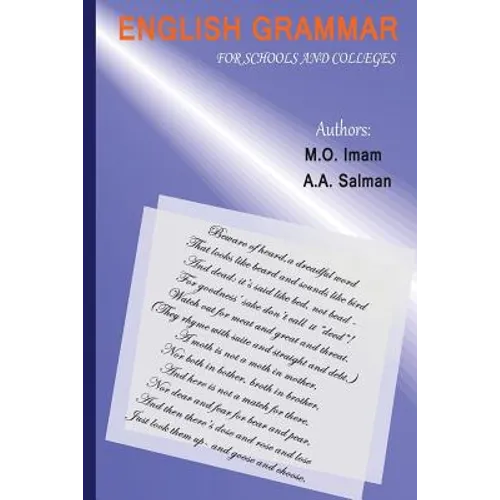 English Grammar For Schools and Colleges