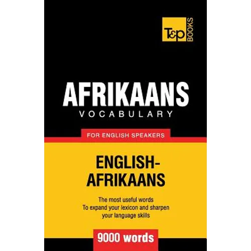 Afrikaans vocabulary for English speakers - 9000 words
