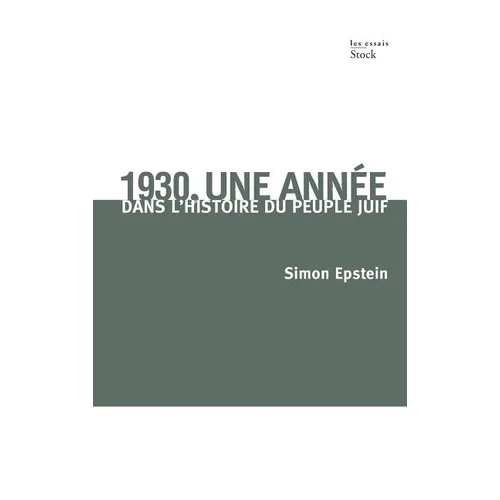 1930, une année dans l'histoire du peuple juif