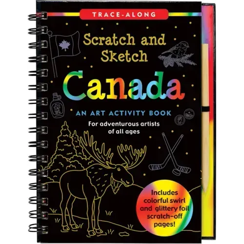 Scratch & Sketch Canada: An Art Activity Book for Adventurous Artists