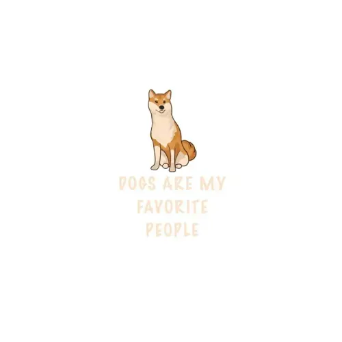 Dogs Are My Favorite People: Cute Family Gift Idea for dogs lover Border Collie: Lined Notebook - journal (6 - 9) - 110 Pages - Matte notebook