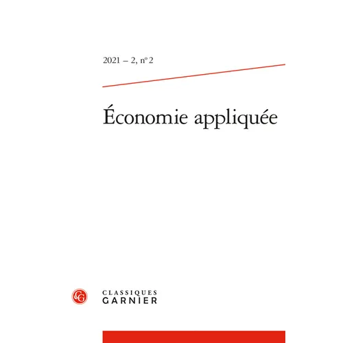Economie Appliquee 2021 - 2