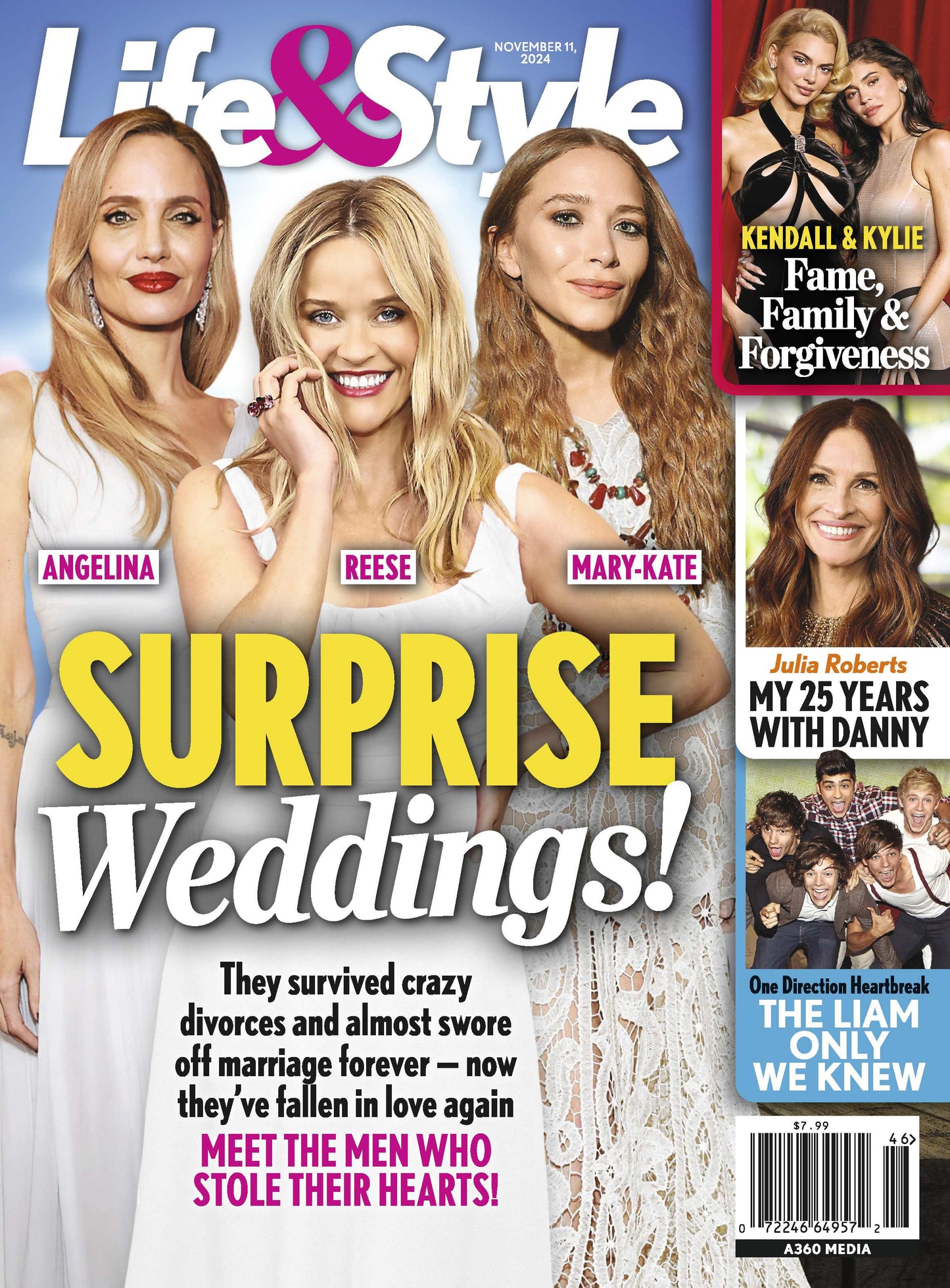 Life & Style - 11.11.24 Angelina Jolie, Mary-Kate Olsen & Reese Witherspoon Survived Crazy Divorces & Almost Swore Off Marriage Forever But Have Fallen In Love Again!