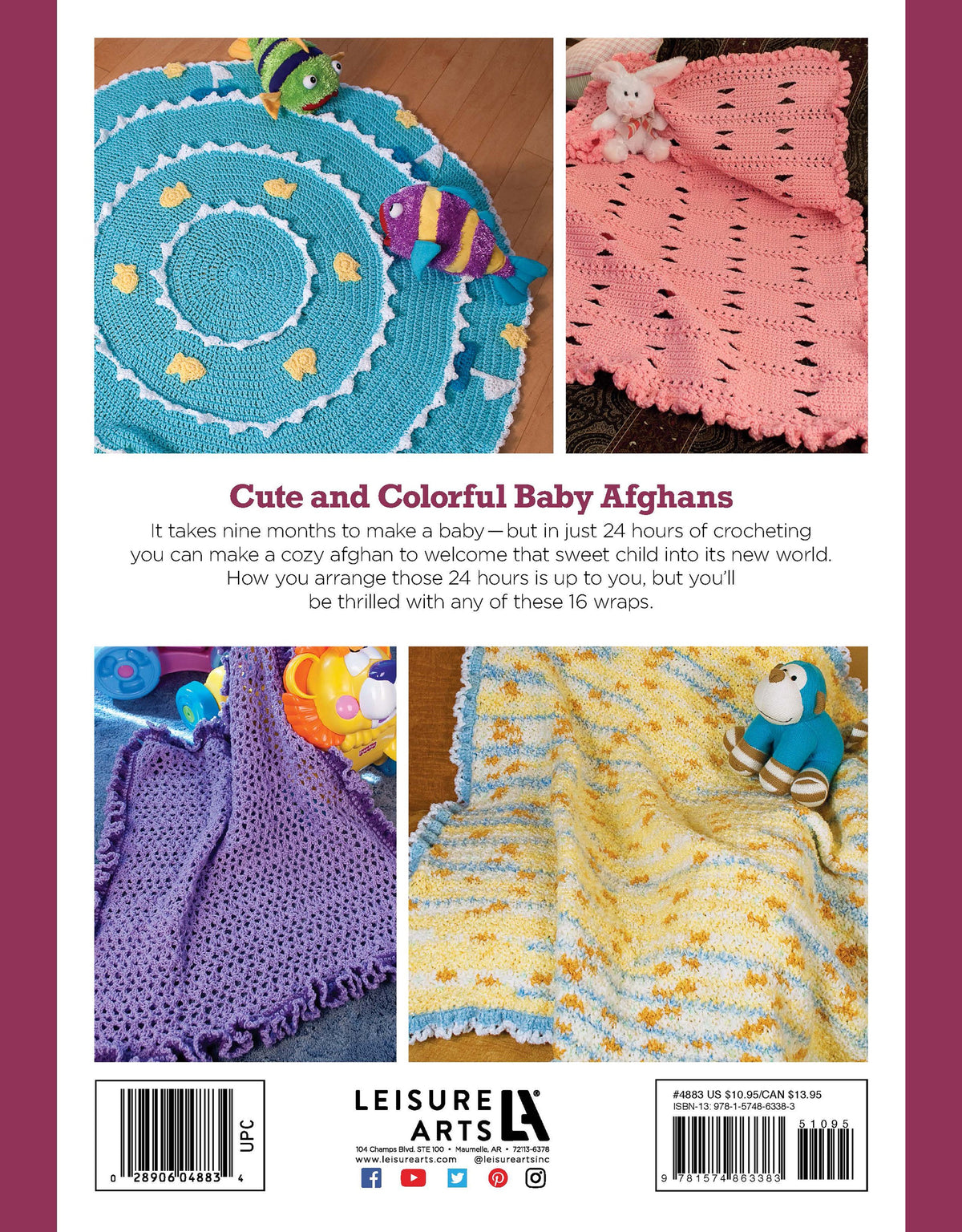 24-Hour Baby Afghans Book