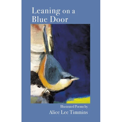 Leaning on a Blue Door