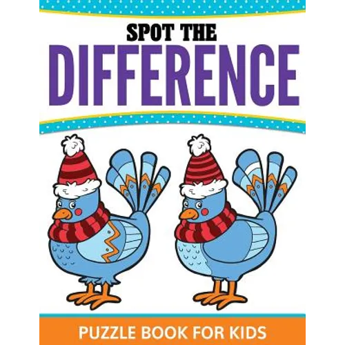Spot The Difference Puzzle Book For Kids