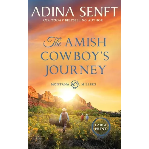 The Amish Cowboy's Journey (Large Print Hardcover)