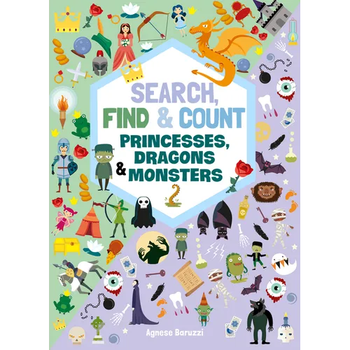 Search, Find & Count: Princesses, Dragons & Monsters
