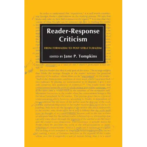 Reader-Response Criticism: From Formalism to Post-Structuralism