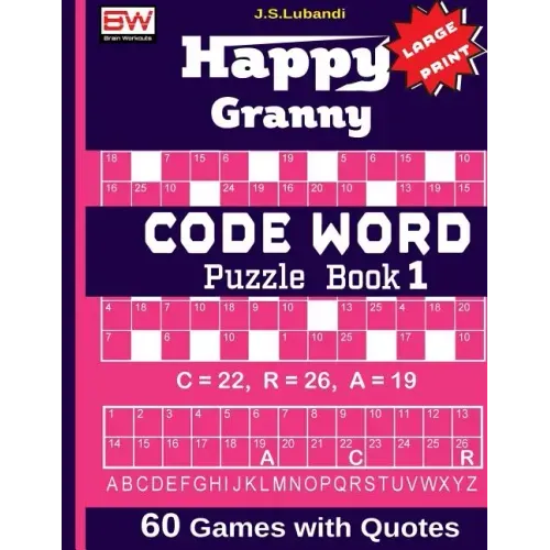 Happy Granny (CODE WORD) Puzzle Book