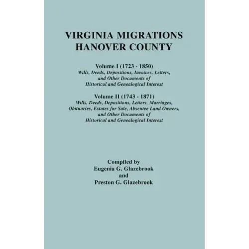 Virginia Migrations - Hanover County