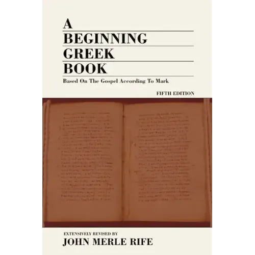 A Beginning Greek Book