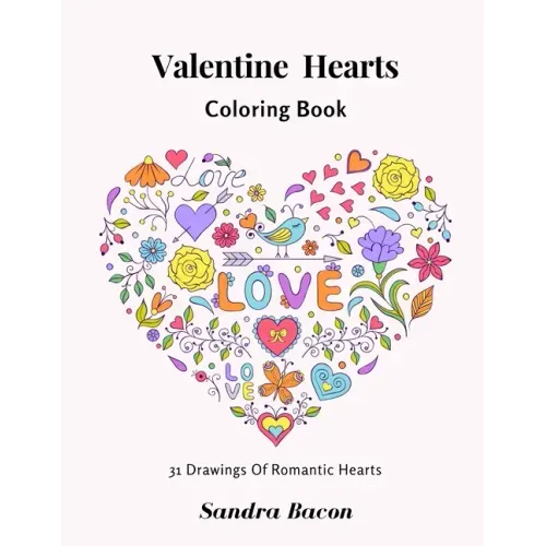 Valentine Hearts Coloring Book