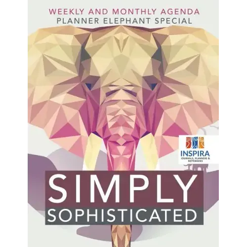 Simply Sophisticated Weekly and Monthly Agenda Planner Elephant Special