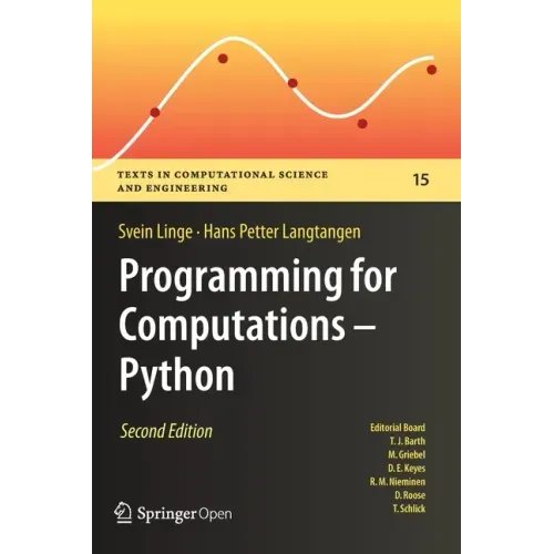 Programming for Computations - Python: A Gentle Introduction to Numerical Simulations with Python 3.6