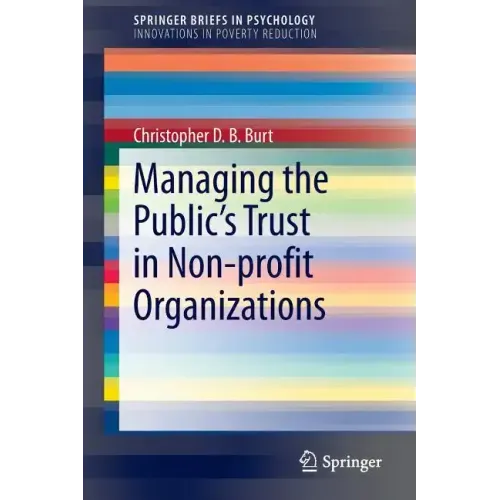 Managing the Public's Trust in Non-Profit Organizations