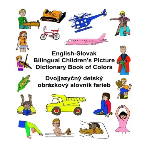 English-Slovak Bilingual Children's Picture Dictionary Book of Colors