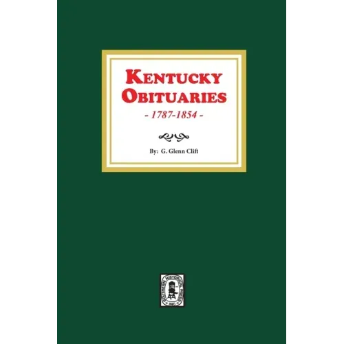 Kentucky Obituaries, 1787-1854