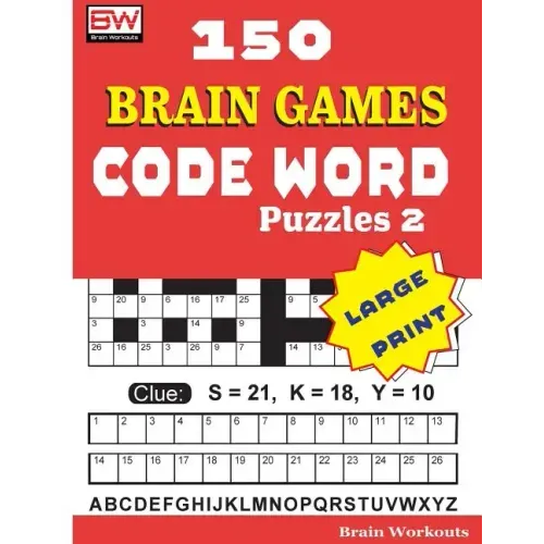 150 Brain Games - CODE WORD Puzzles 2