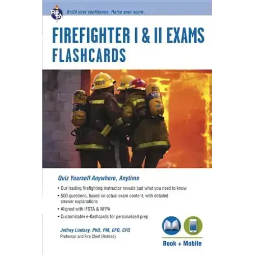 Firefighter I & II Exams Flashcard Book (Book + Online)