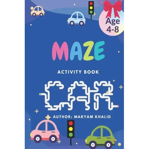Maze Activity Book Car