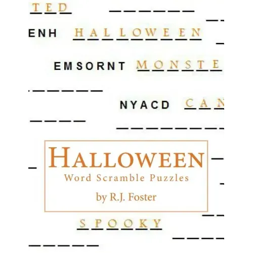 Halloween: Word Scramble Puzzles