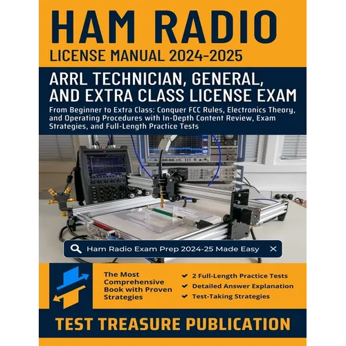 Ham Radio License Manual 2024-2025: From Beginner to Extra Class: Conquer FCC Rules, Electronics Theory, and Operating Procedures with In-Depth Conten