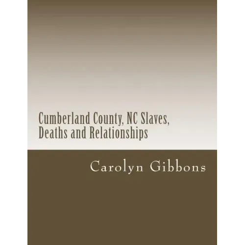Cumberland County, NC Slaves, Deaths and Relationships: From Deed Books 53 - 56