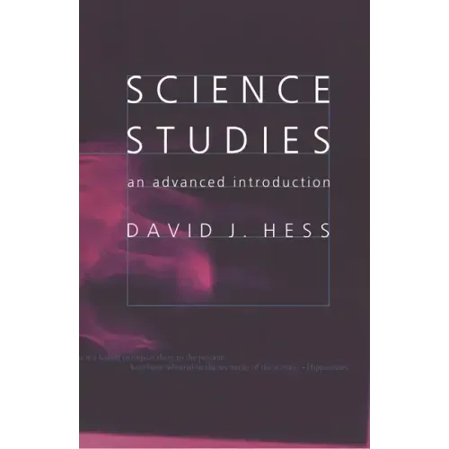 Science Studies: An Advanced Introduction