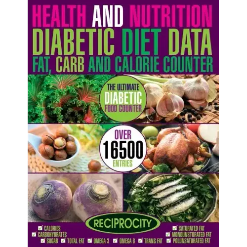 Health & Nutrition, Diabetic Diet Data, Fat, Carb & Calorie Counter: Government data count essential for Diabetics on Calories, Carbohydrate, Sugar co