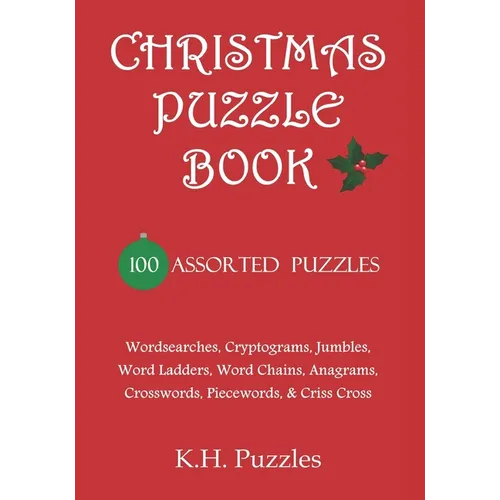 Christmas Puzzle Book: 100 Assorted Puzzles