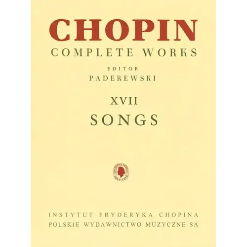 Songs: Chopin Complete Works Vol. XVII