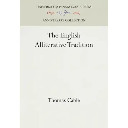 The English Alliterative Tradition